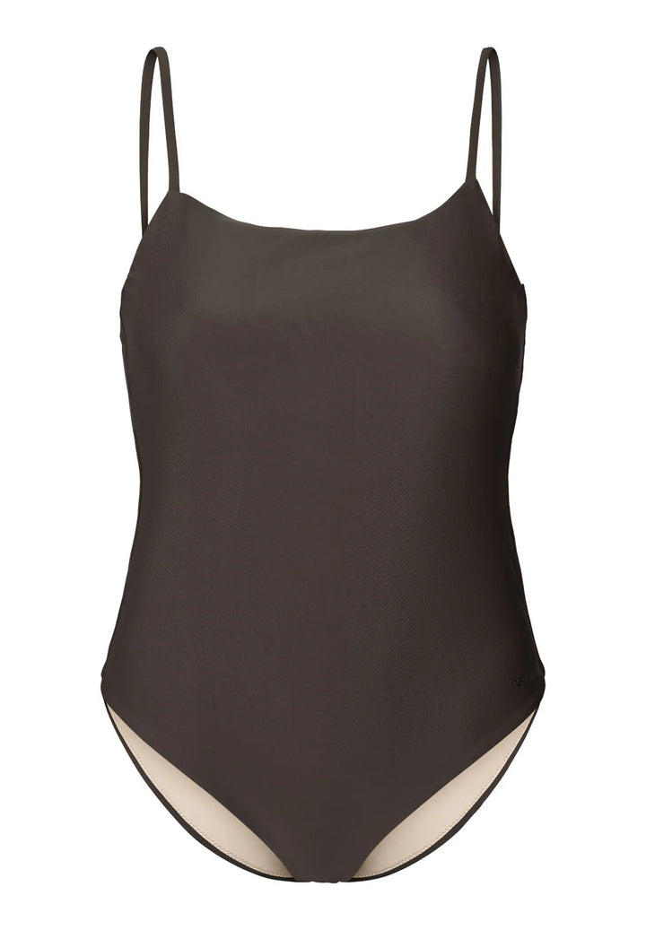 Swimsuit Bandeau Bay, Almost Black