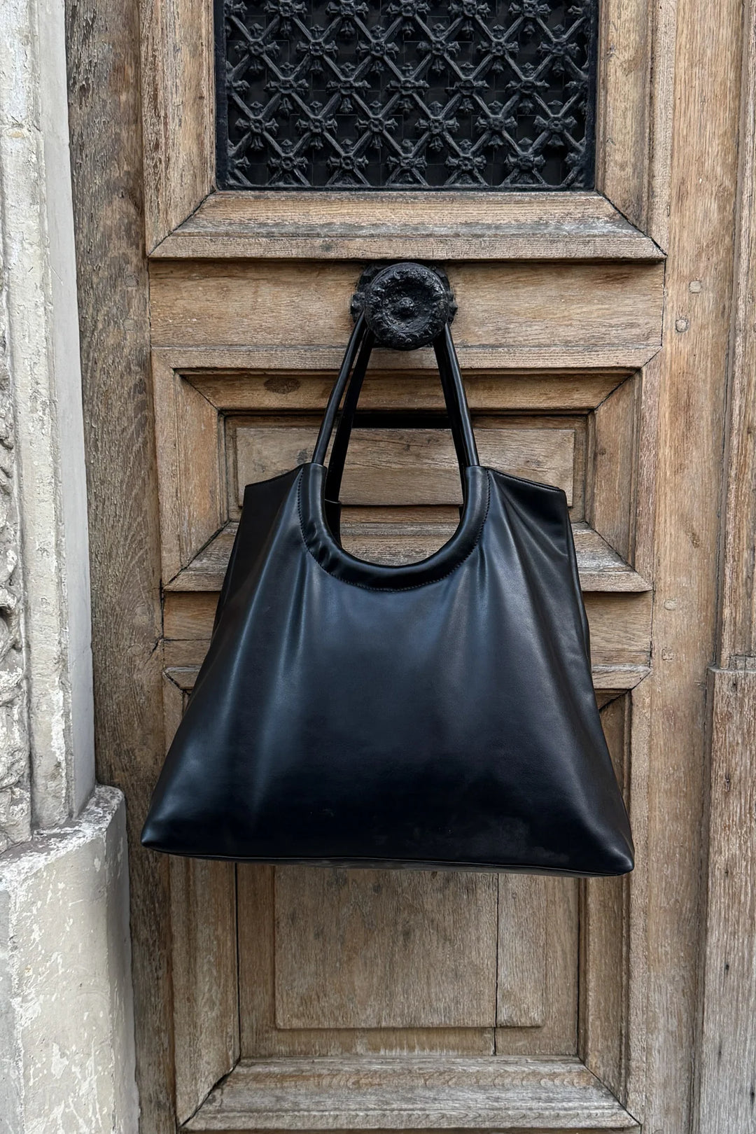 Alberta Leather Bag - Black