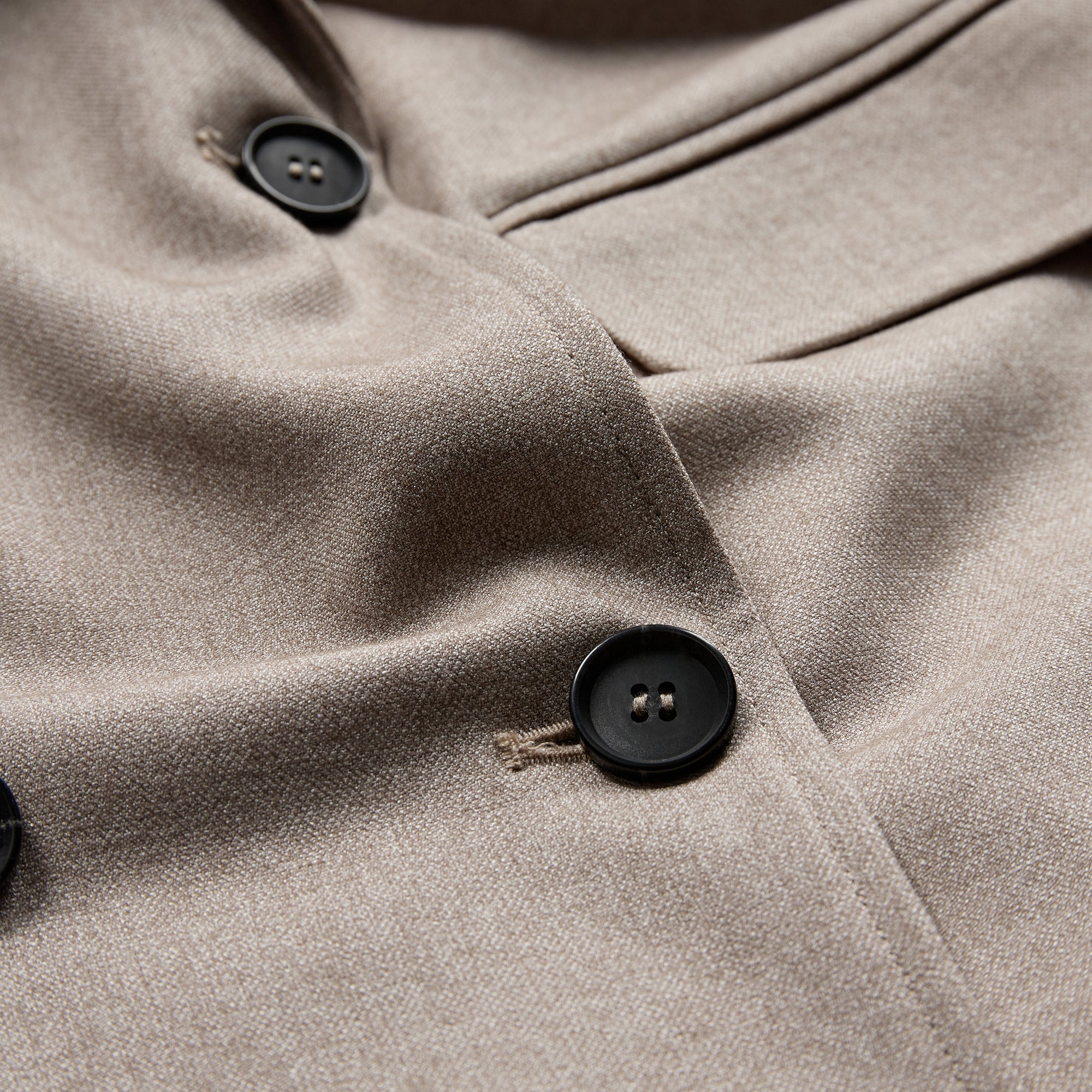 Pre-loved I The Short Blazer, Creamy Grey