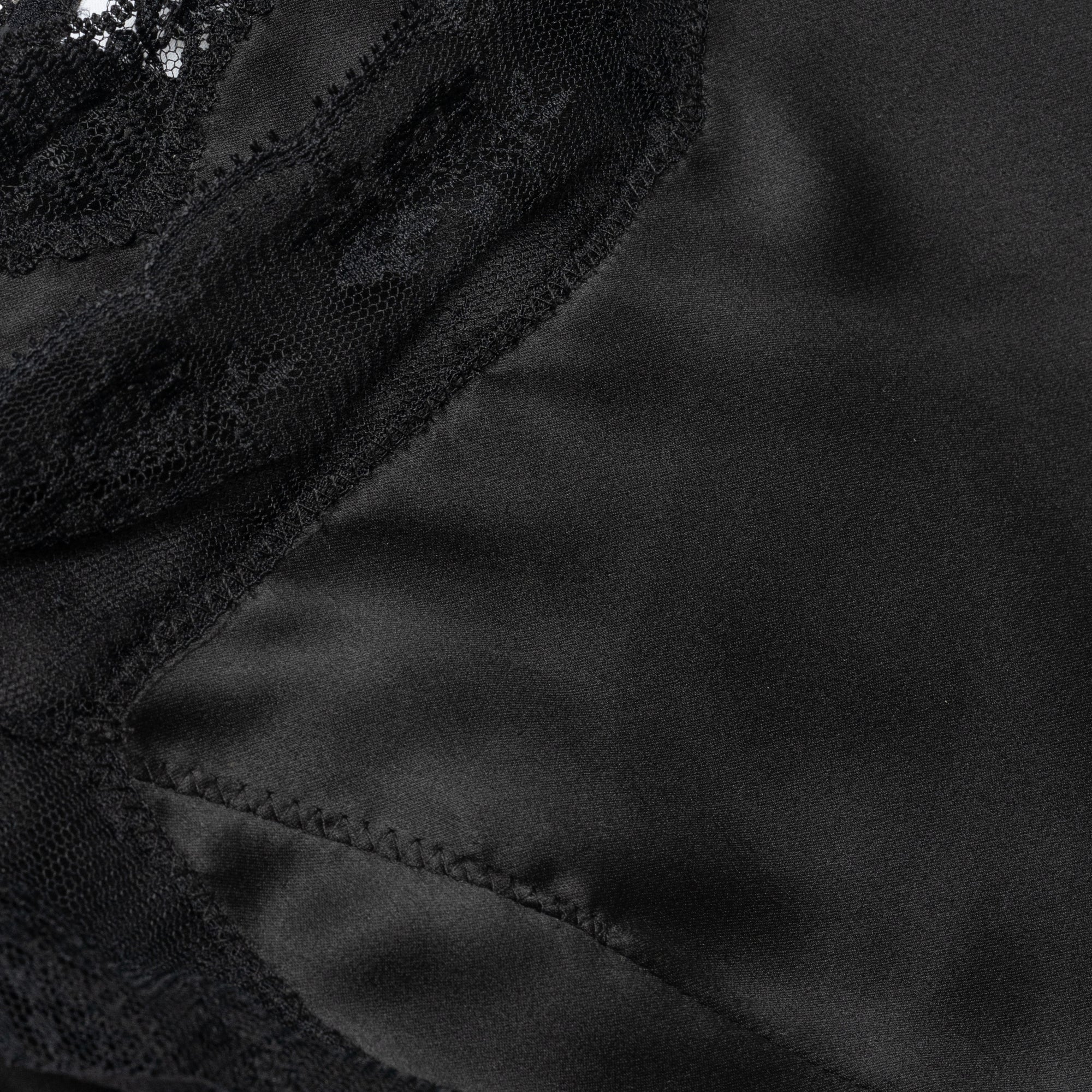 Double Lace Top, Black