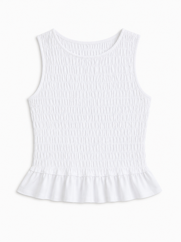 Merle Top - Optic White