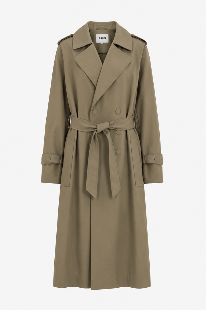 Rains Trench Coat, Fawn