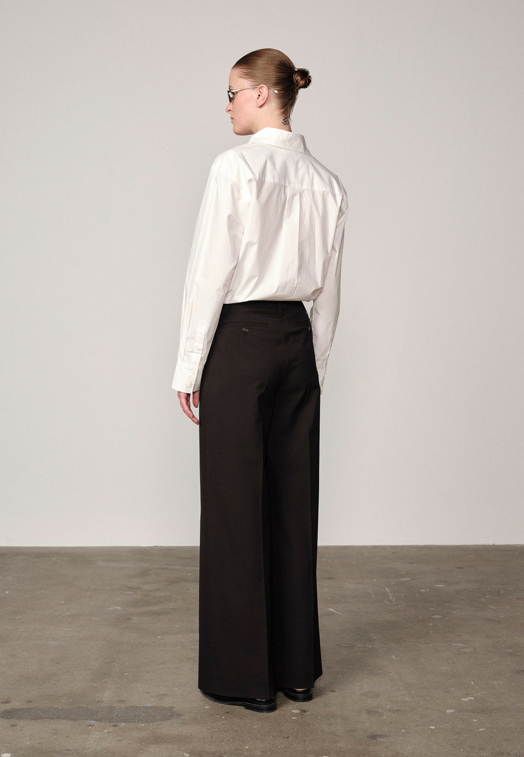 Felicia Mid Waist Pants, Black
