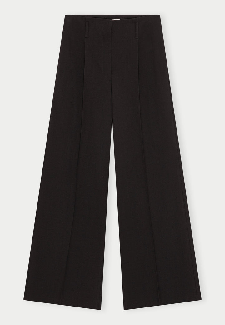 Felicia Mid Waist Pants, Black