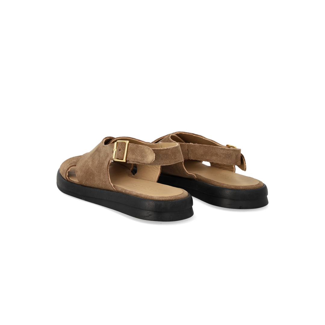 Cross Sandal Suede, Desert