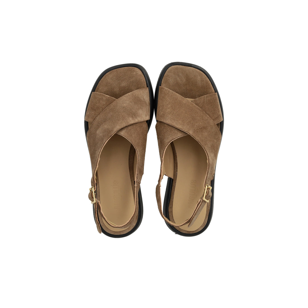 Cross Sandal Suede, Desert