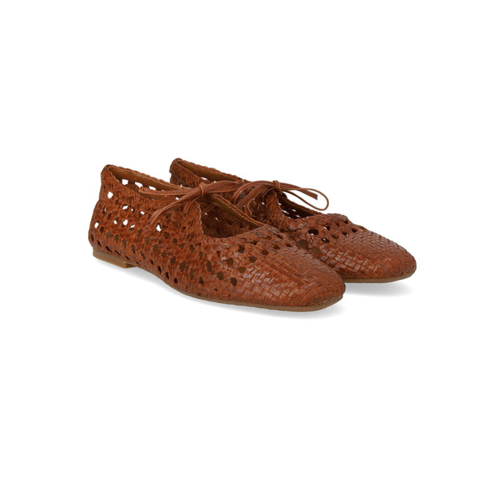 Braided Ballerina, Tan