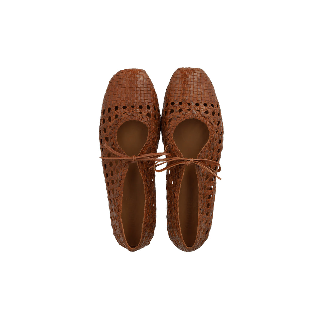Braided Ballerina, Tan