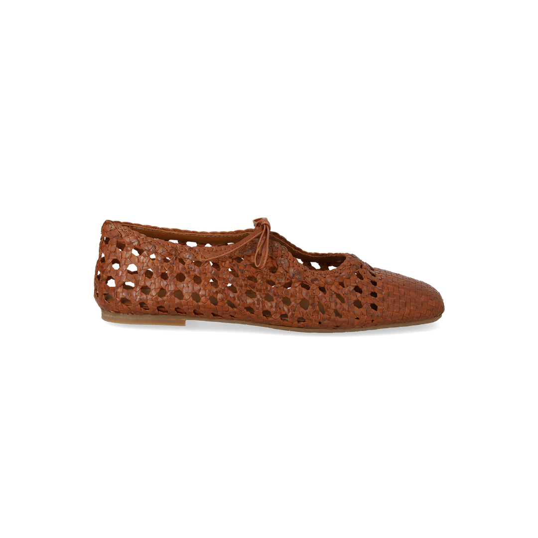 Braided Ballerina, Tan