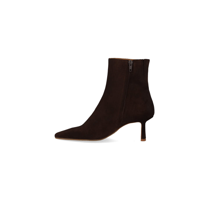 Sculptural ankle boot, Dark Brown