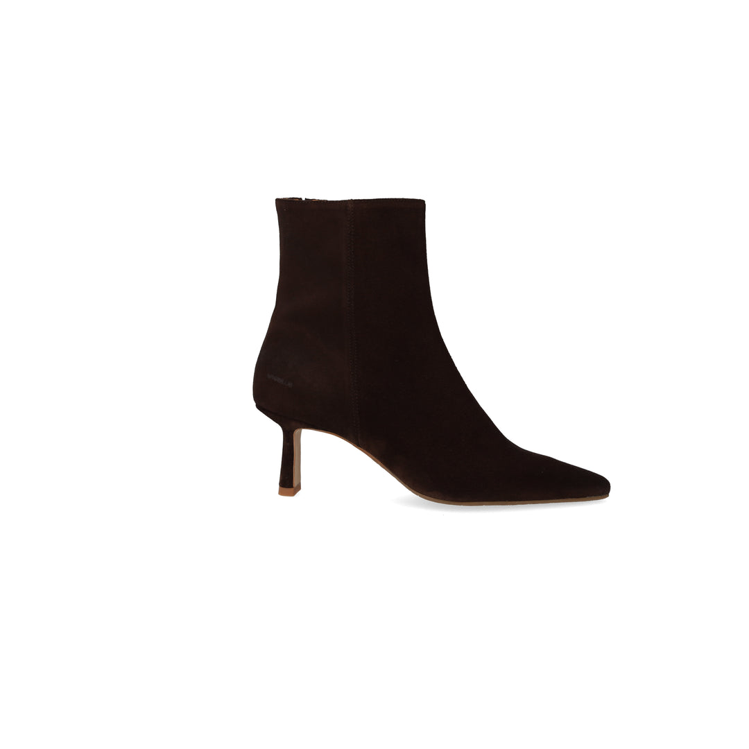 Sculptural ankle boot, Dark Brown