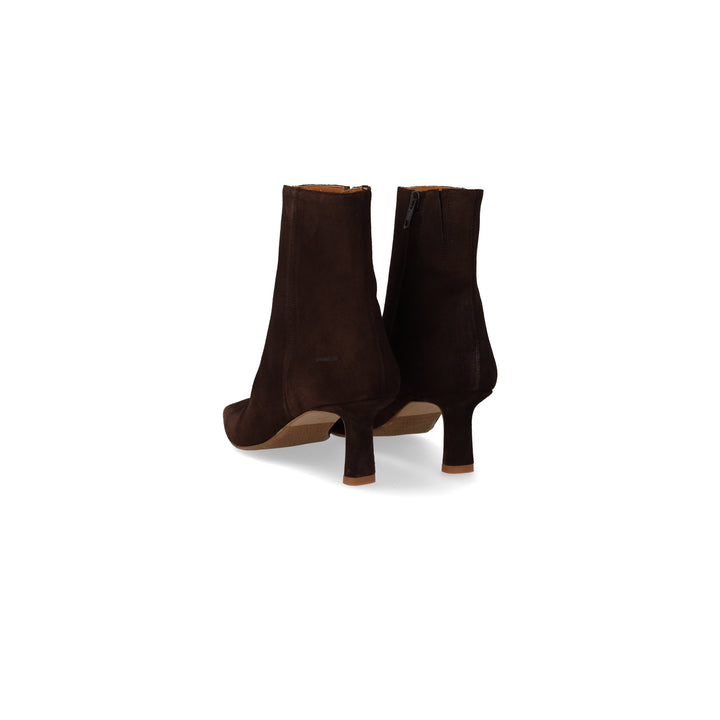 Sculptural ankle boot, Dark Brown