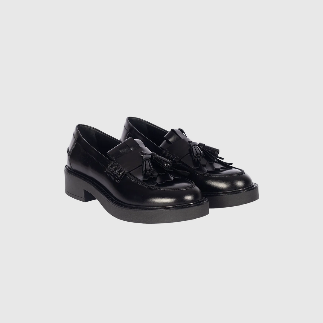 Chunky Penny Tassel loafer - Black