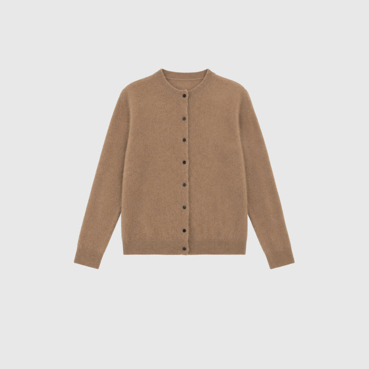 Roselle Knit Cardigan - Croissant