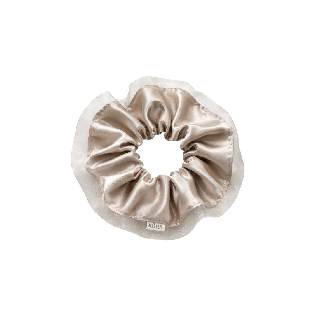 KÚRA Scrunchie, Beige
