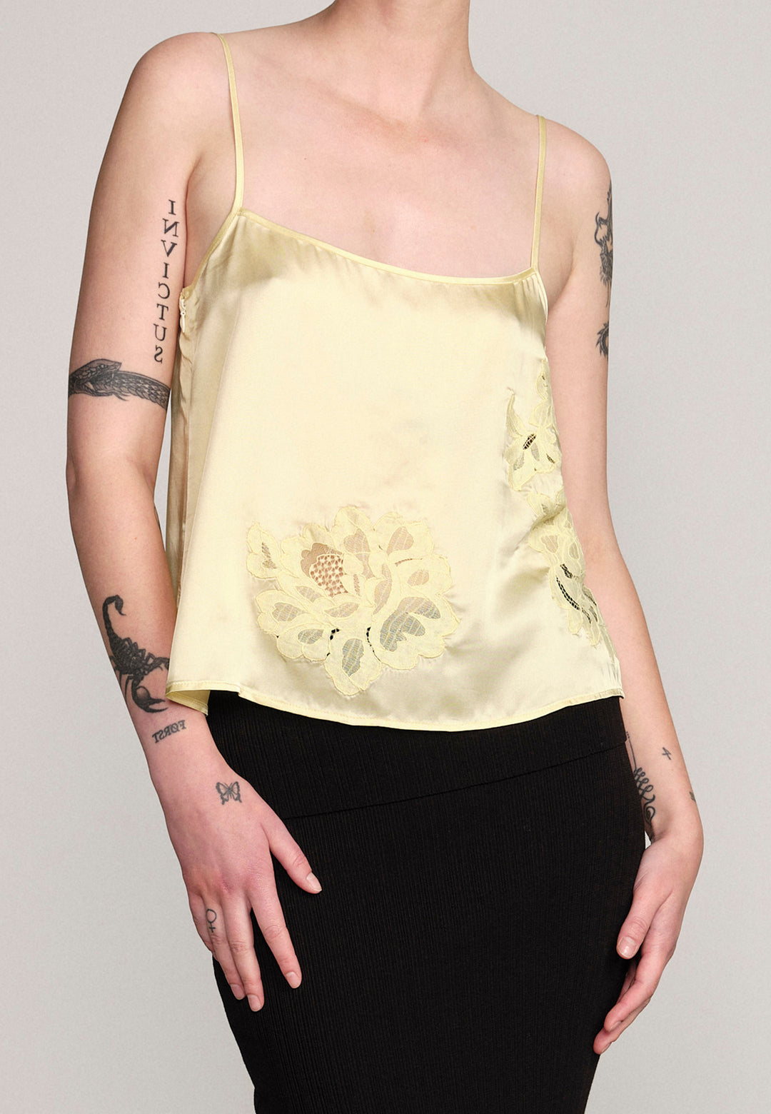 Frida Top, Pale Lime