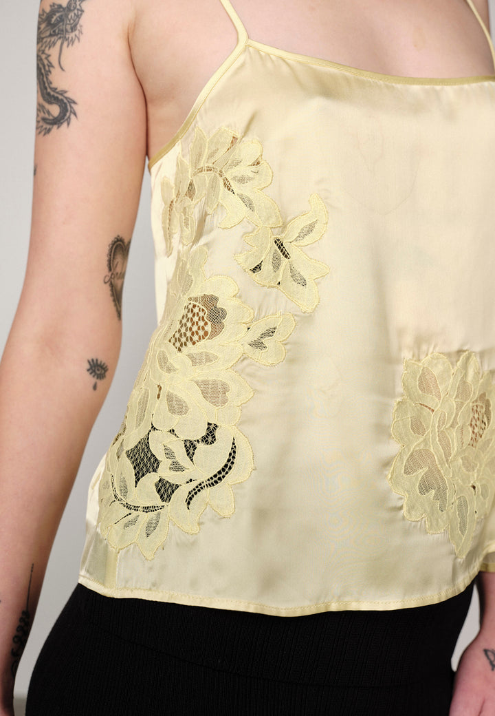 Frida Top, Pale Lime