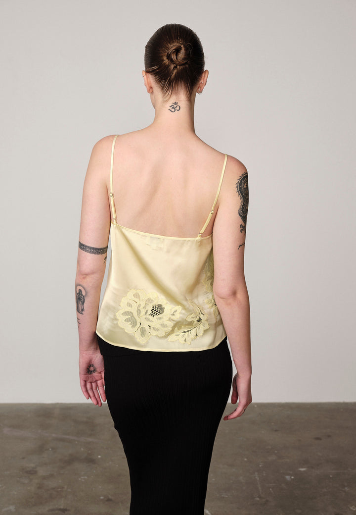 Frida Top, Pale Lime