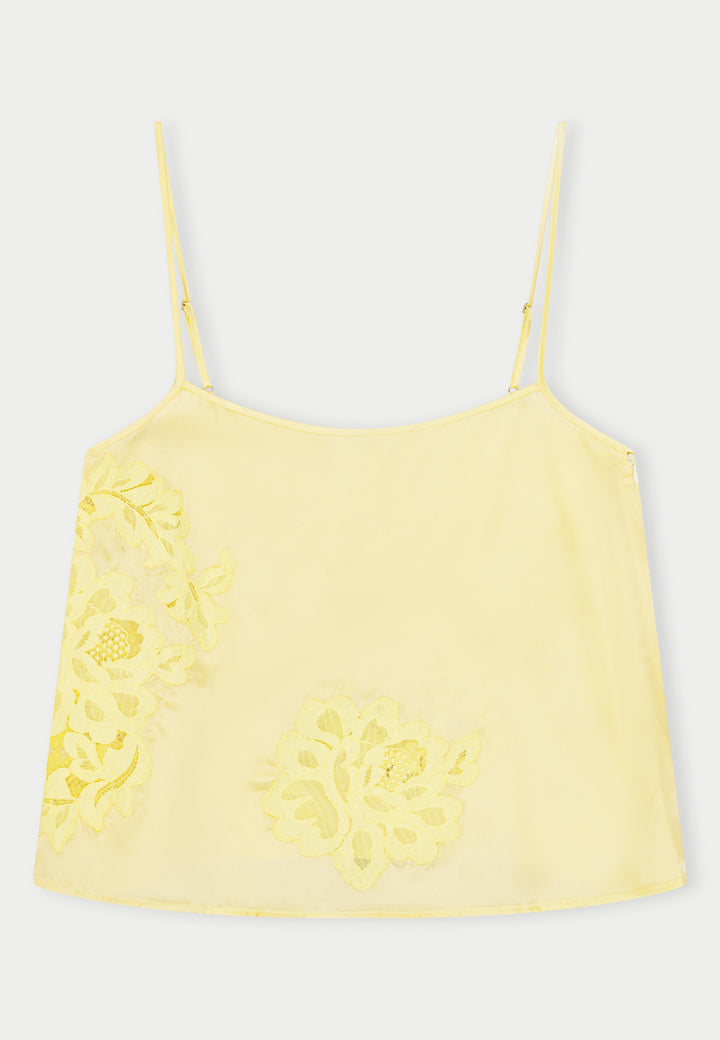 Frida Top, Pale Lime