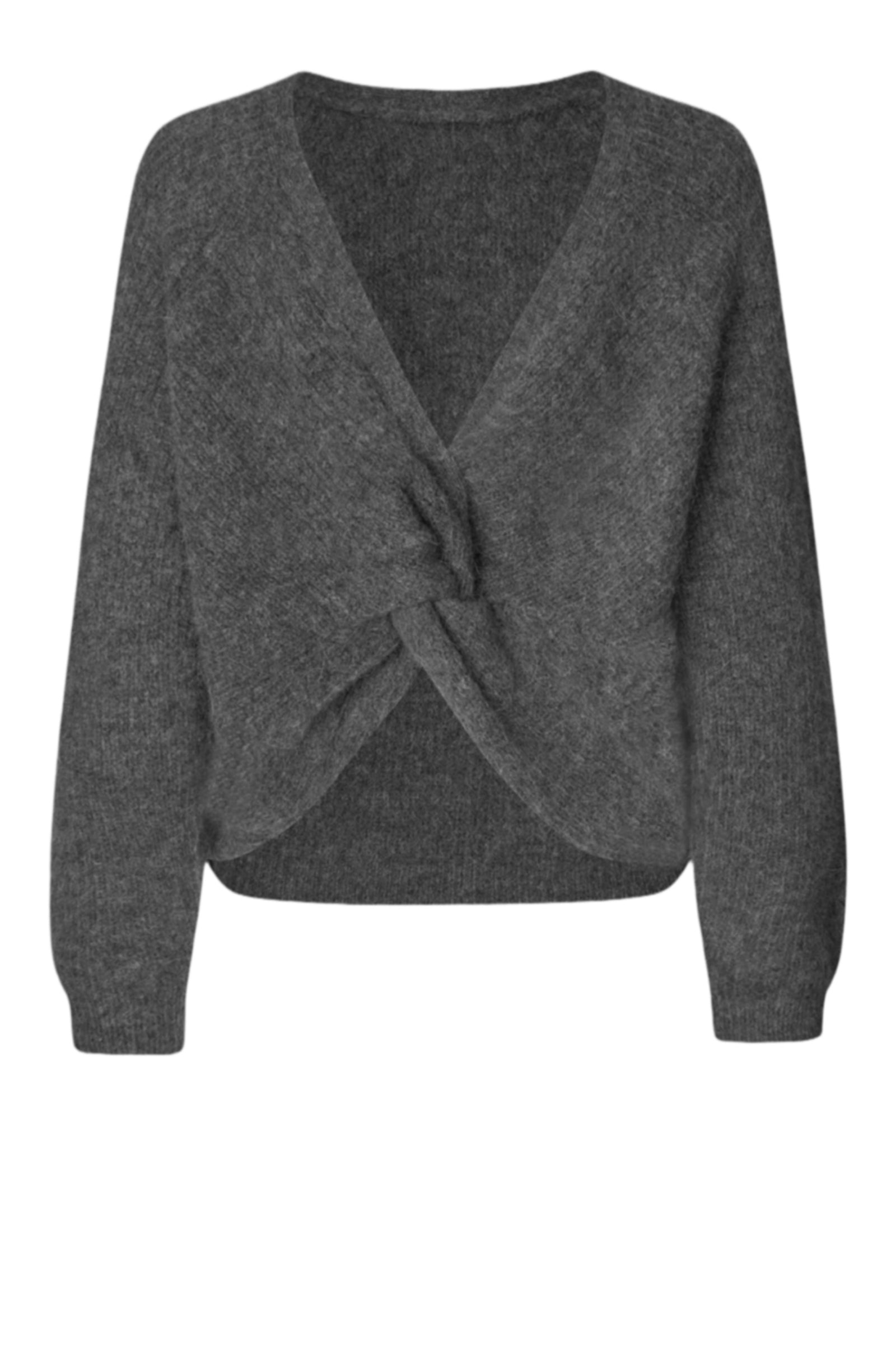 Flare Knit, Dark Grey Melange