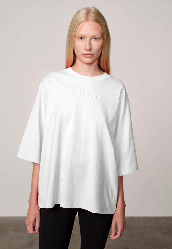Herskind Embossed T-Shirt, White
