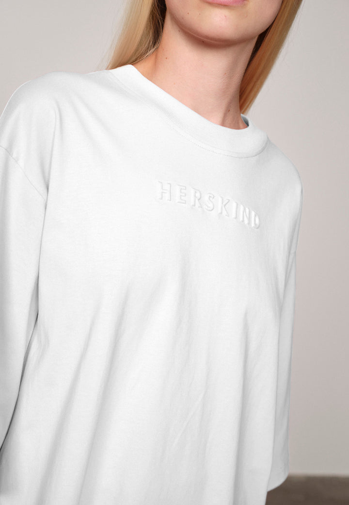 Herskind Embossed T-Shirt, White