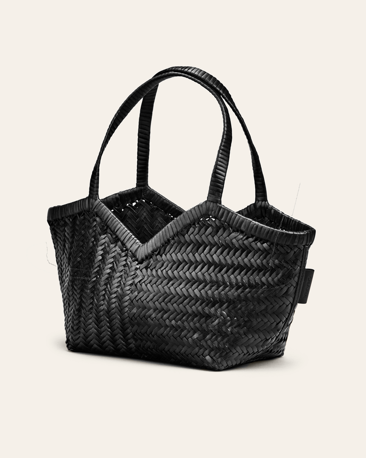 Humi Small Leather Bag, Black
