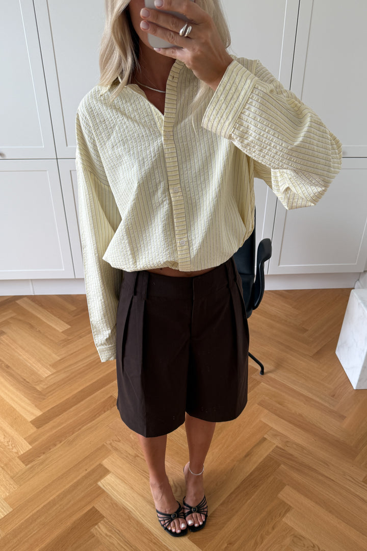 Nila Shirt, Butter Stripe