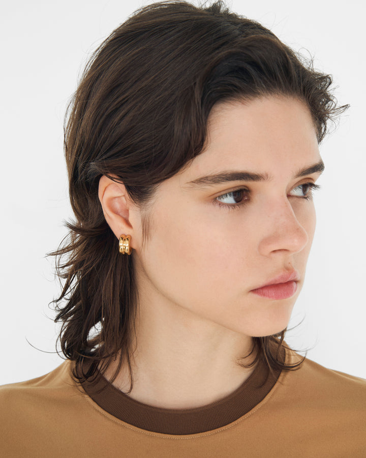 Imprint Hoop, Gold