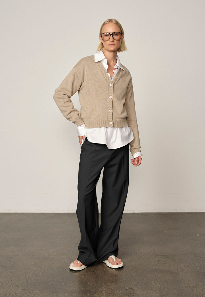 Ivano Mid Waist Pants, Black