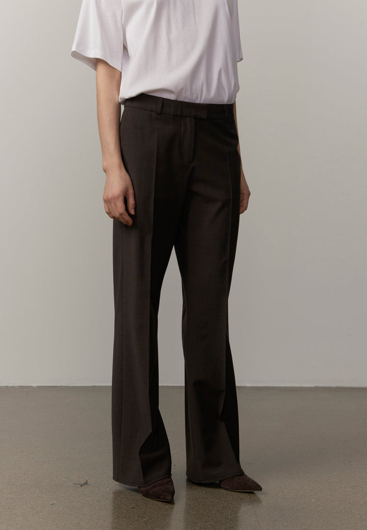 Jack Waist Pants, Brown Melange
