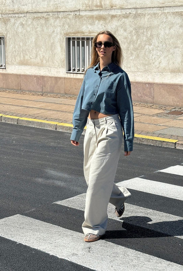 Julie Cotton Pants, Sand