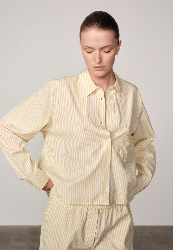 Jovelle Shirt, Yellow Stripe