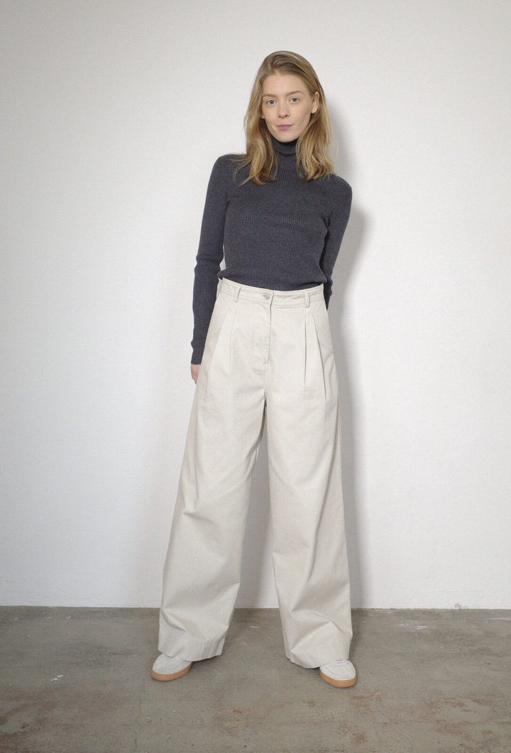 Julie Cotton Pants, Sand