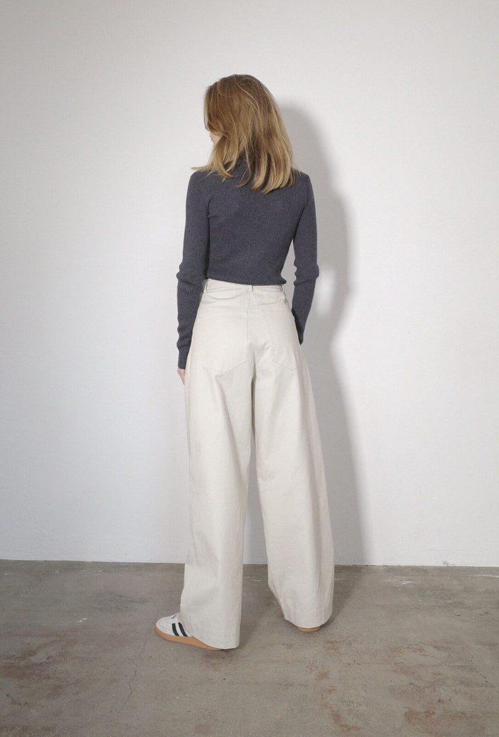 Julie Cotton Pants, Sand