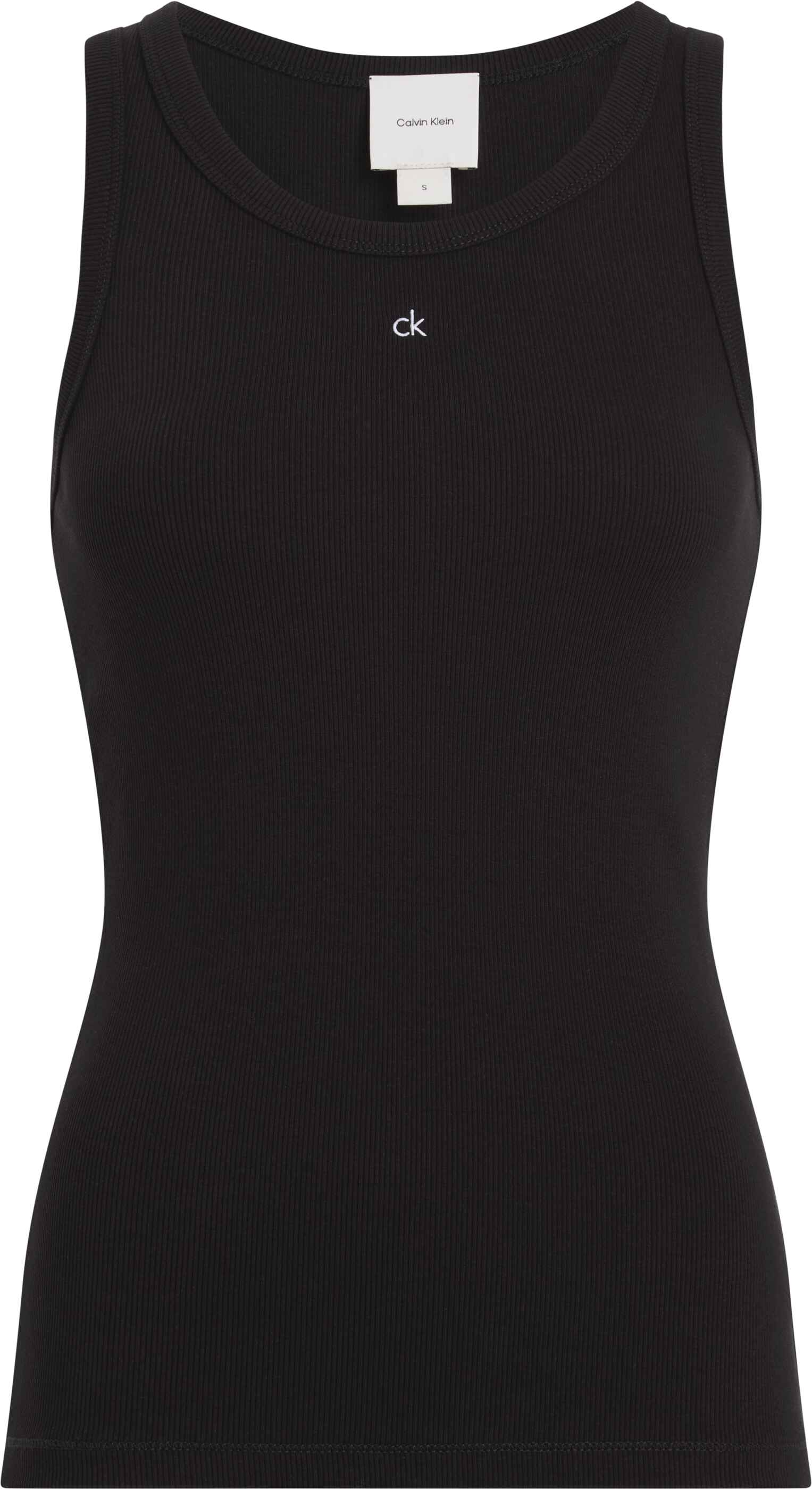 CK Graphic Rib Tee, Black