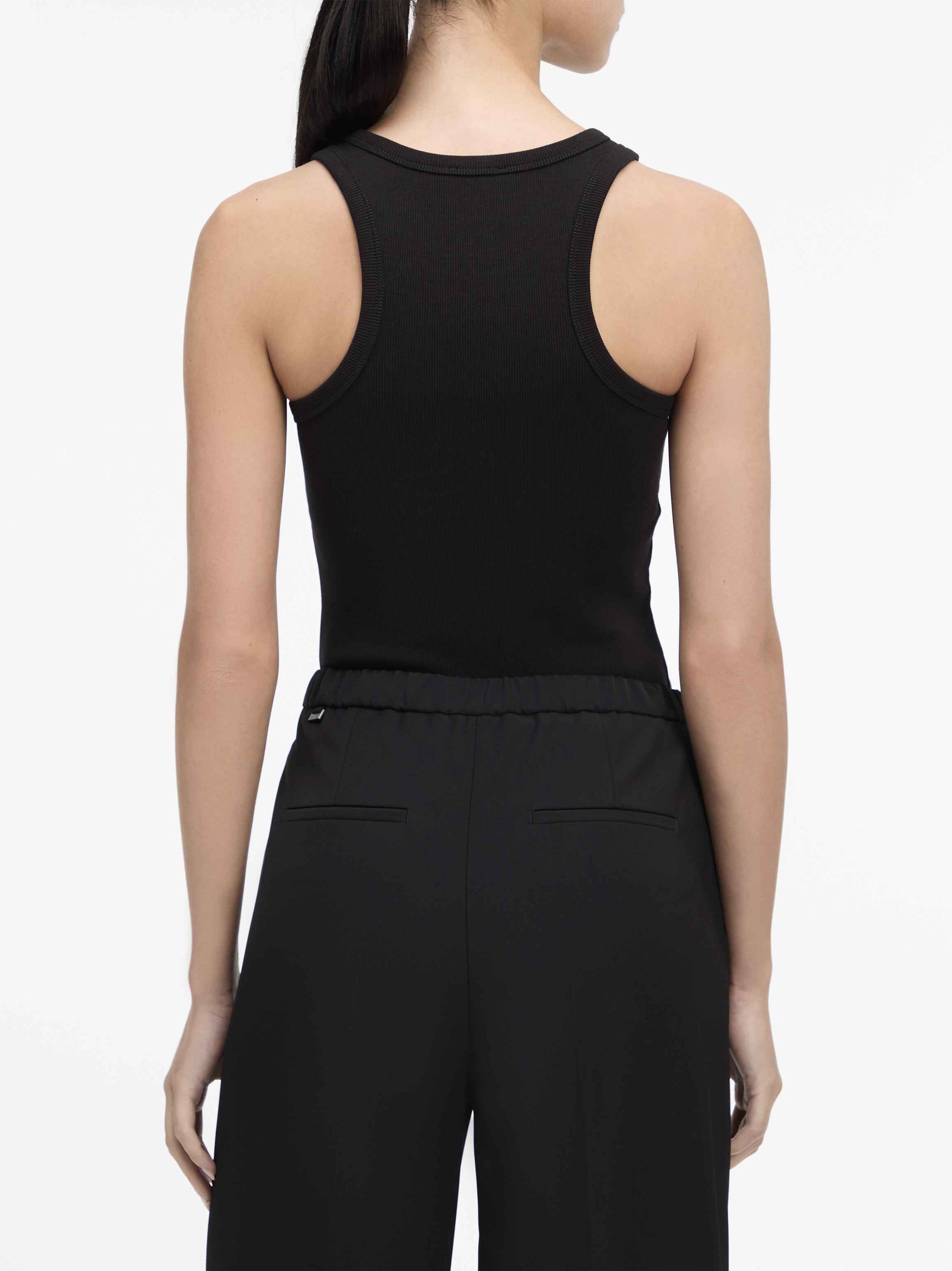 CK Graphic Rib Tee, Black