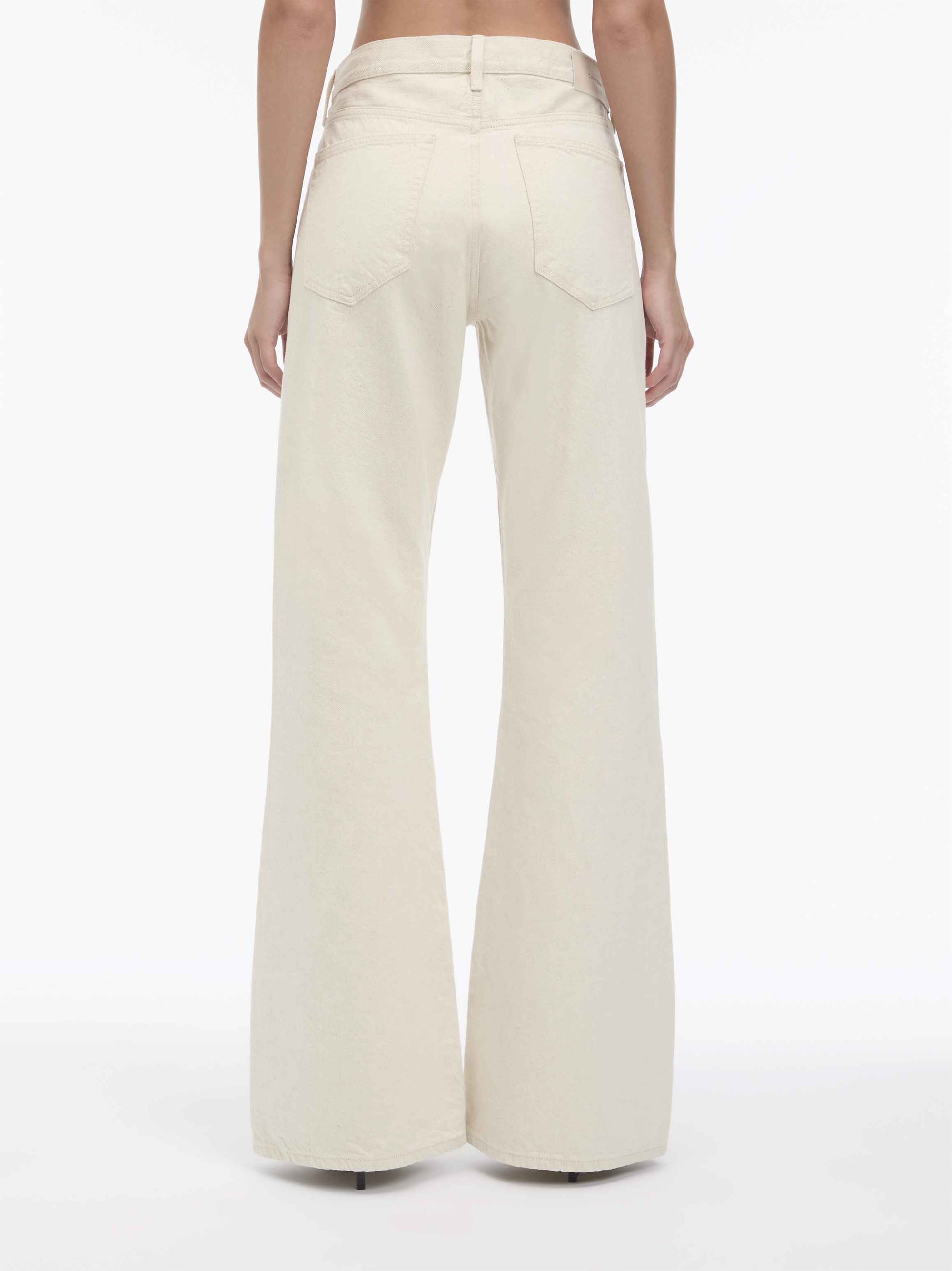 CK Mid Rise Relaxed Flared Jeans