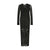 Kameyella Dress, Black Print
