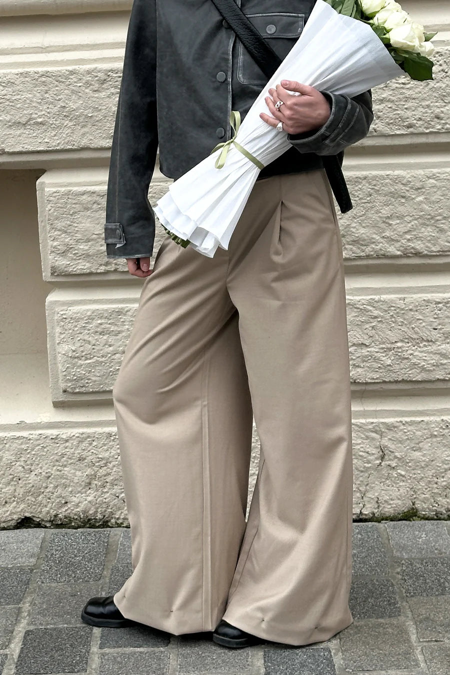 Kazia Pants, Oyster