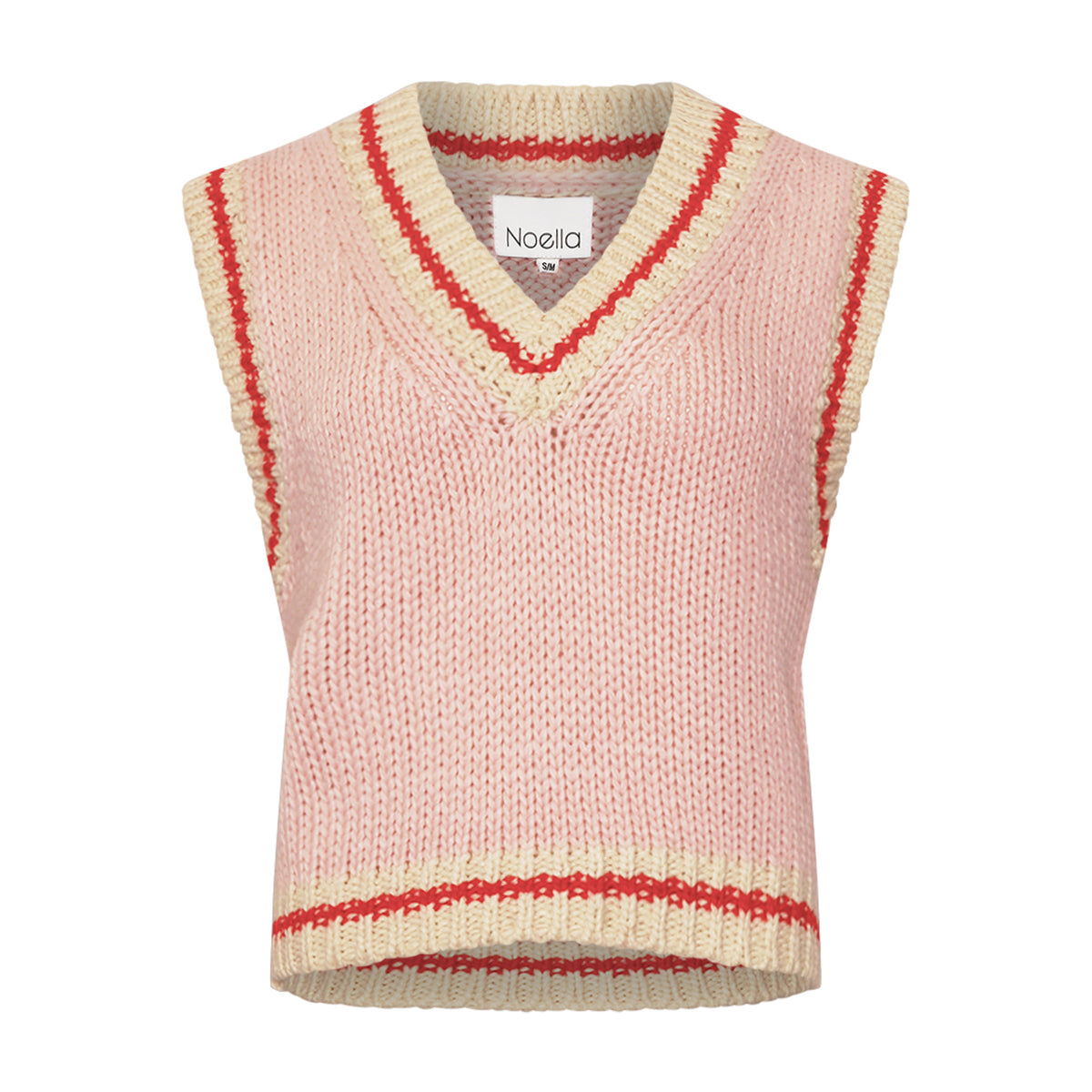Kayanna Knit Vest, Berry
