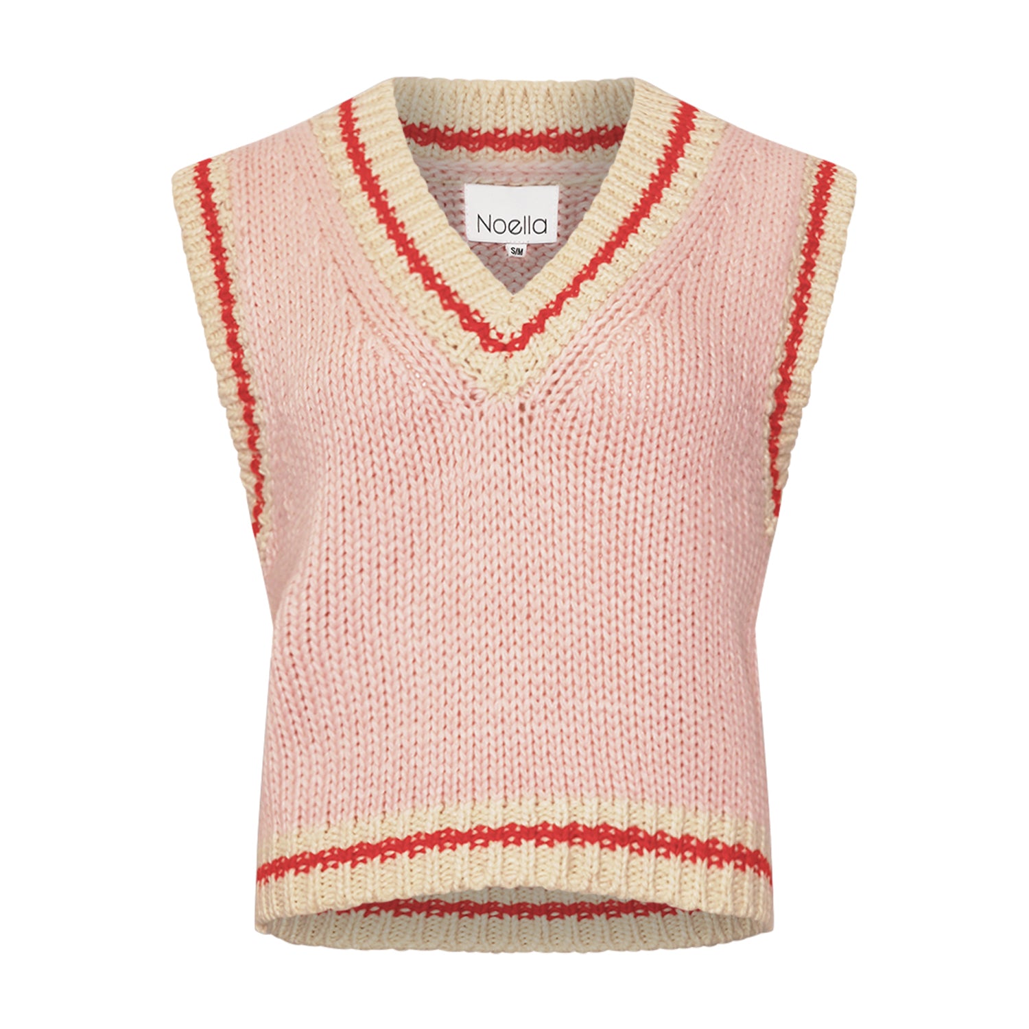 Kayanna Knit Vest, Berry