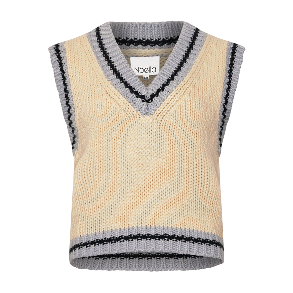 Kayanna Knit Vest, Blue