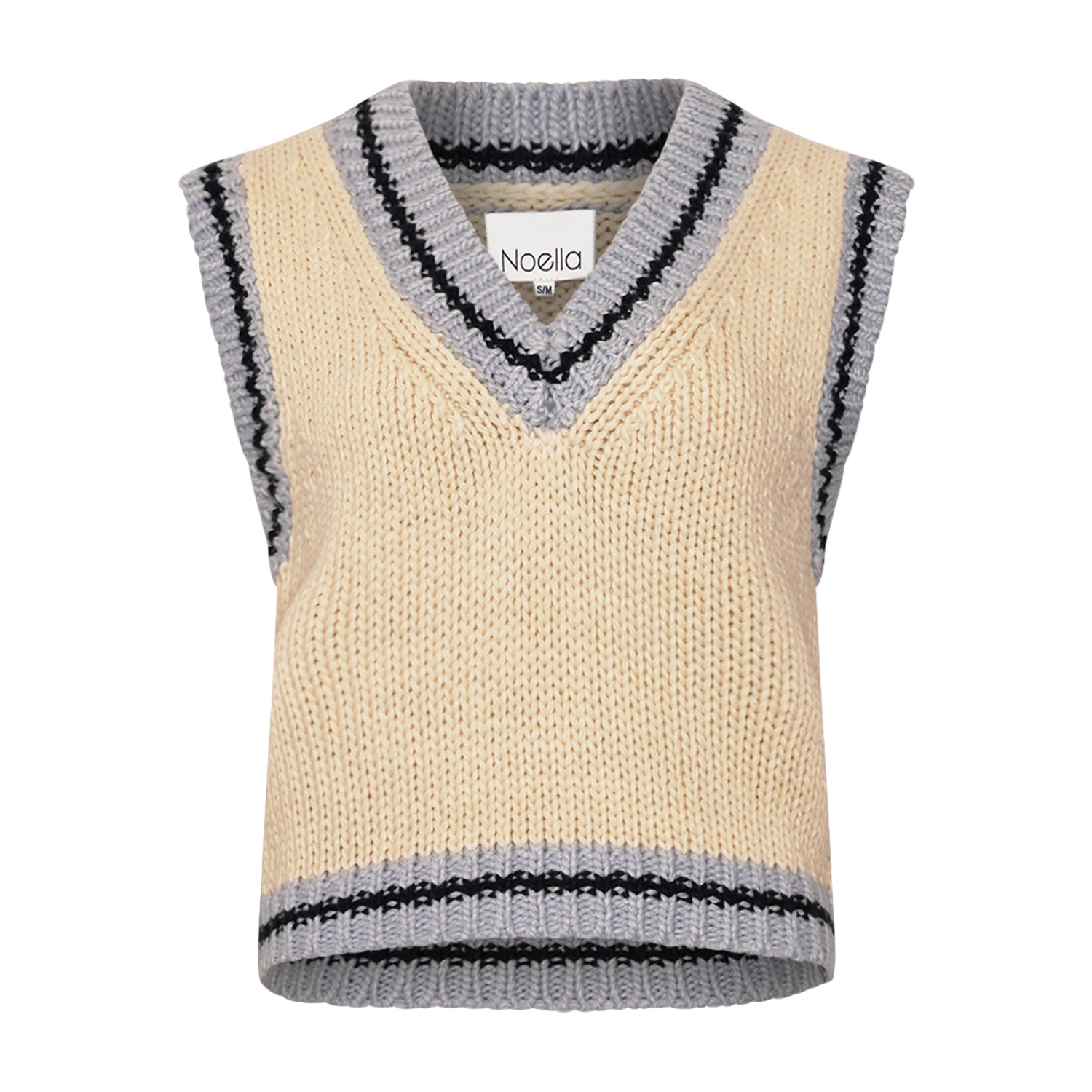 Kayanna Knit Vest, Blue