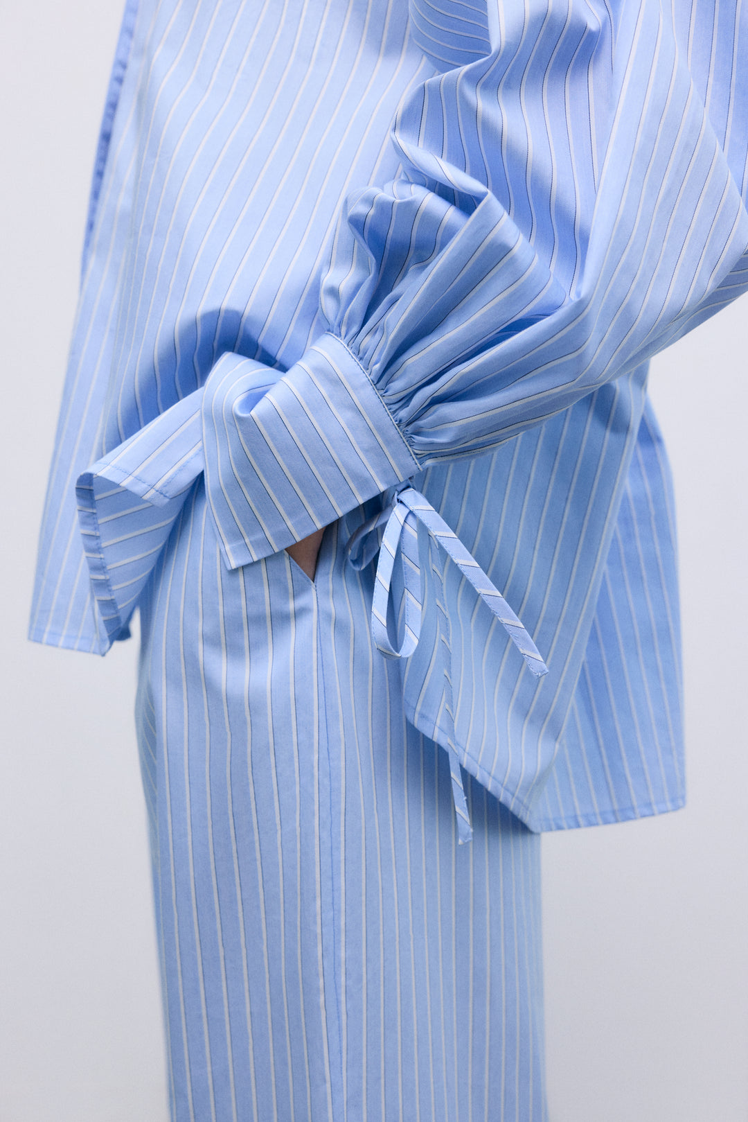 Aura Blue Stripe Shirt