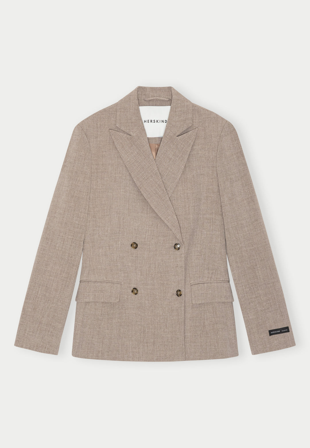 Laila Fitted Blazer, Wood