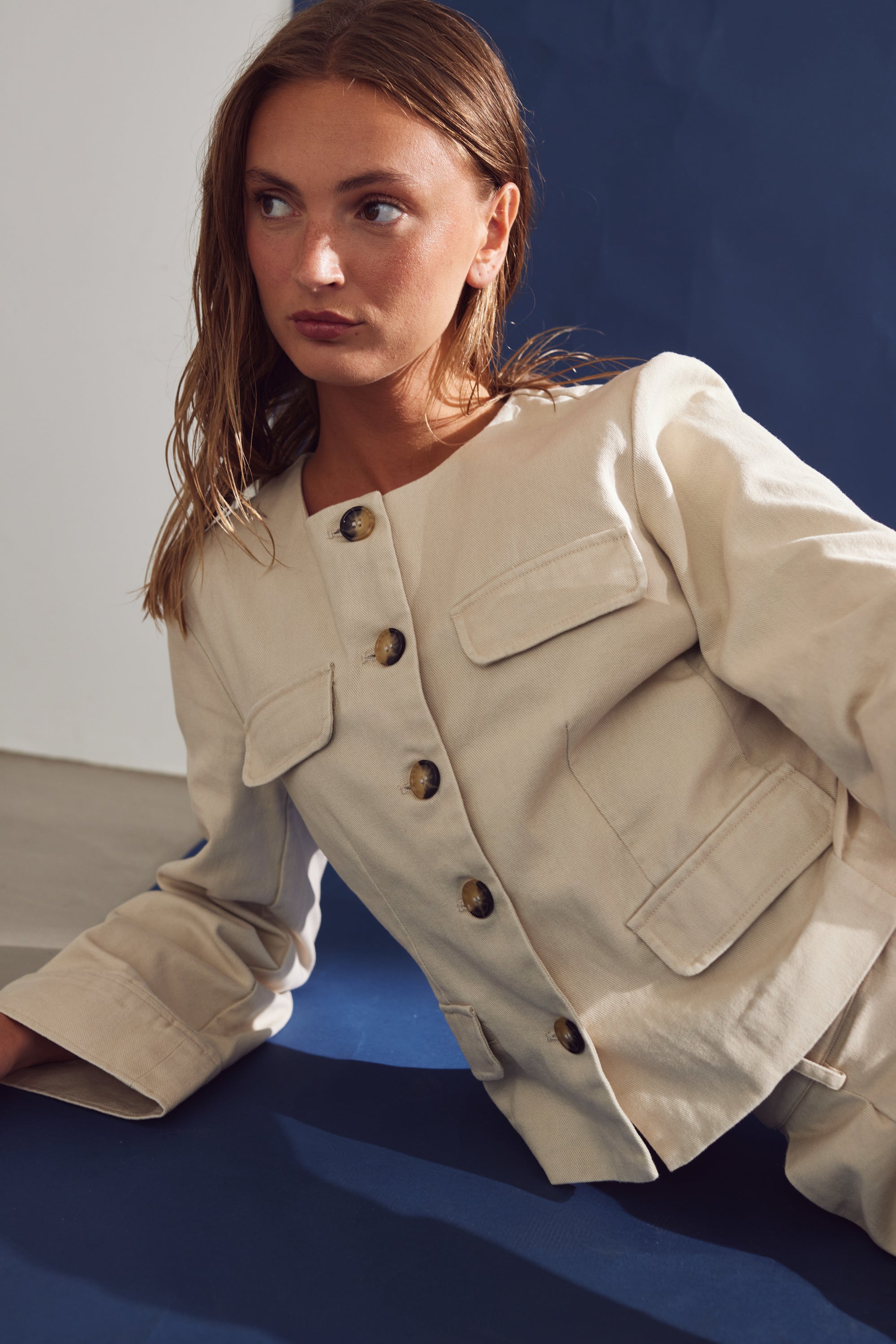 Laylah Jacket, Ivory