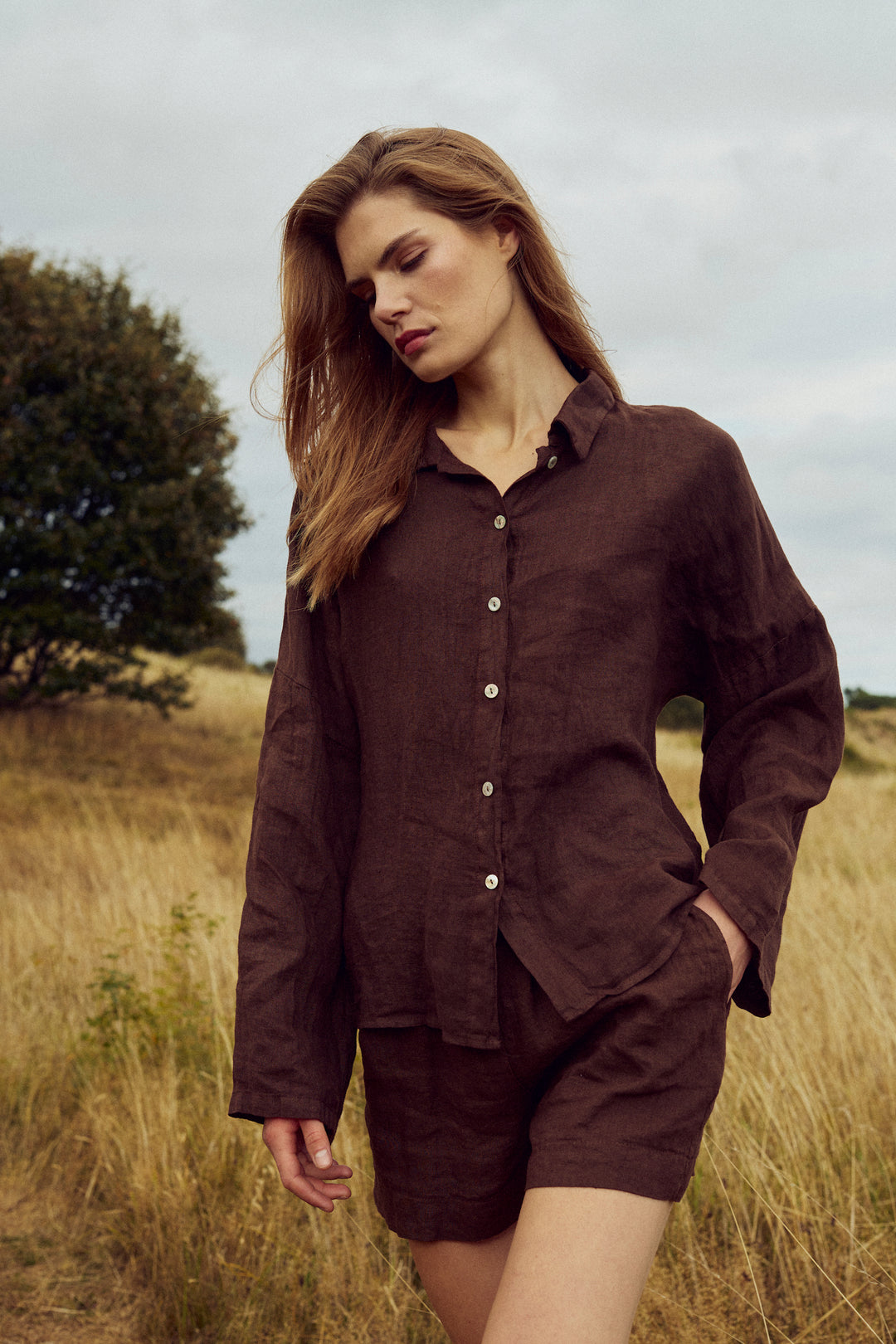 Leonora Shirt, Brown