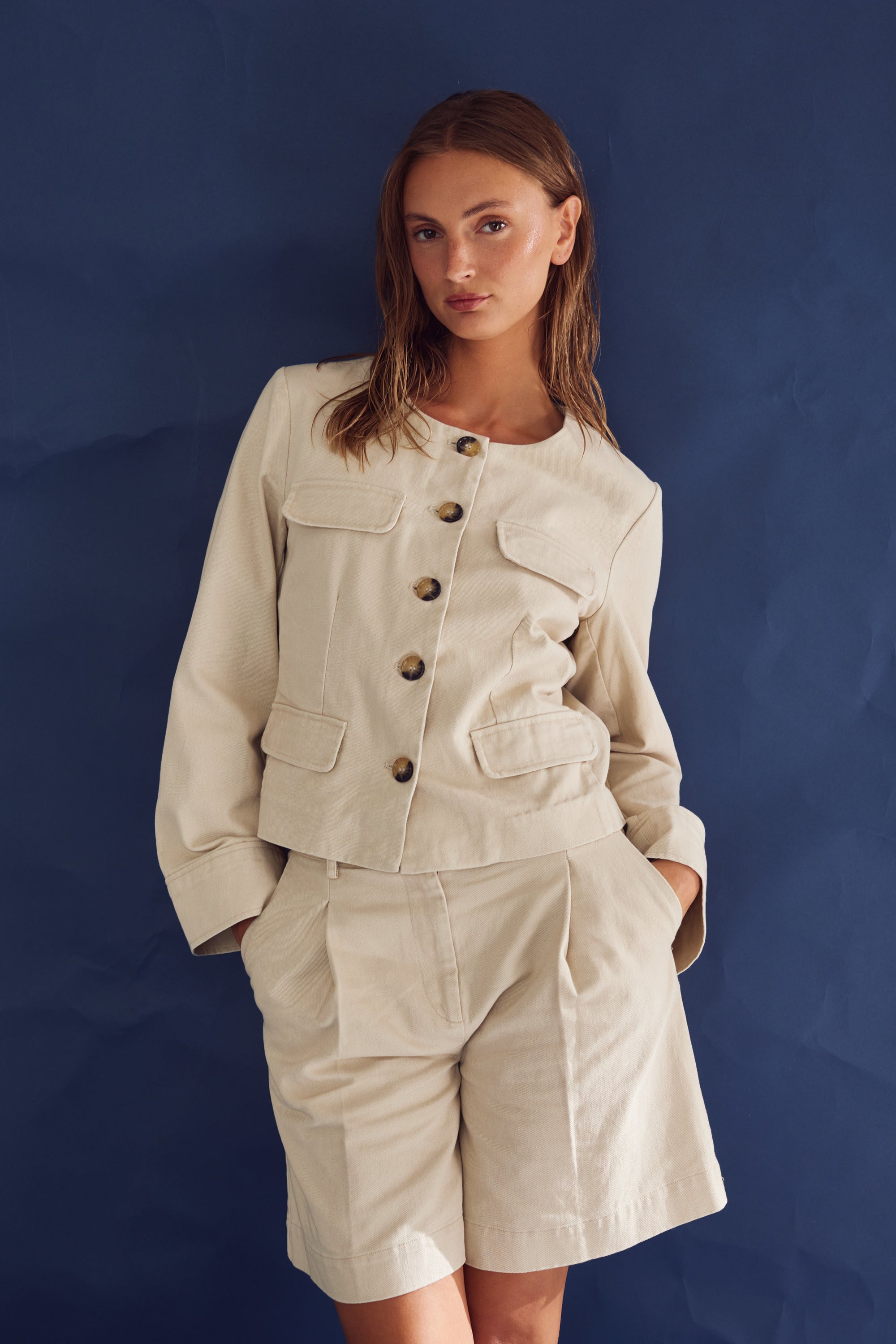 Lettie Shorts, ivory