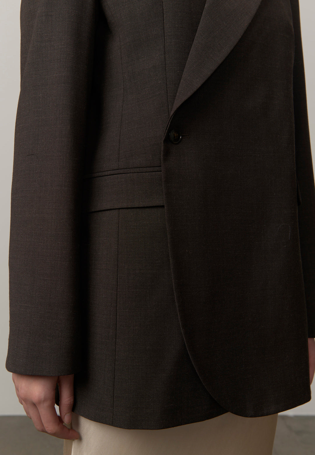 Lilith Regular Blazer - Brown Melange